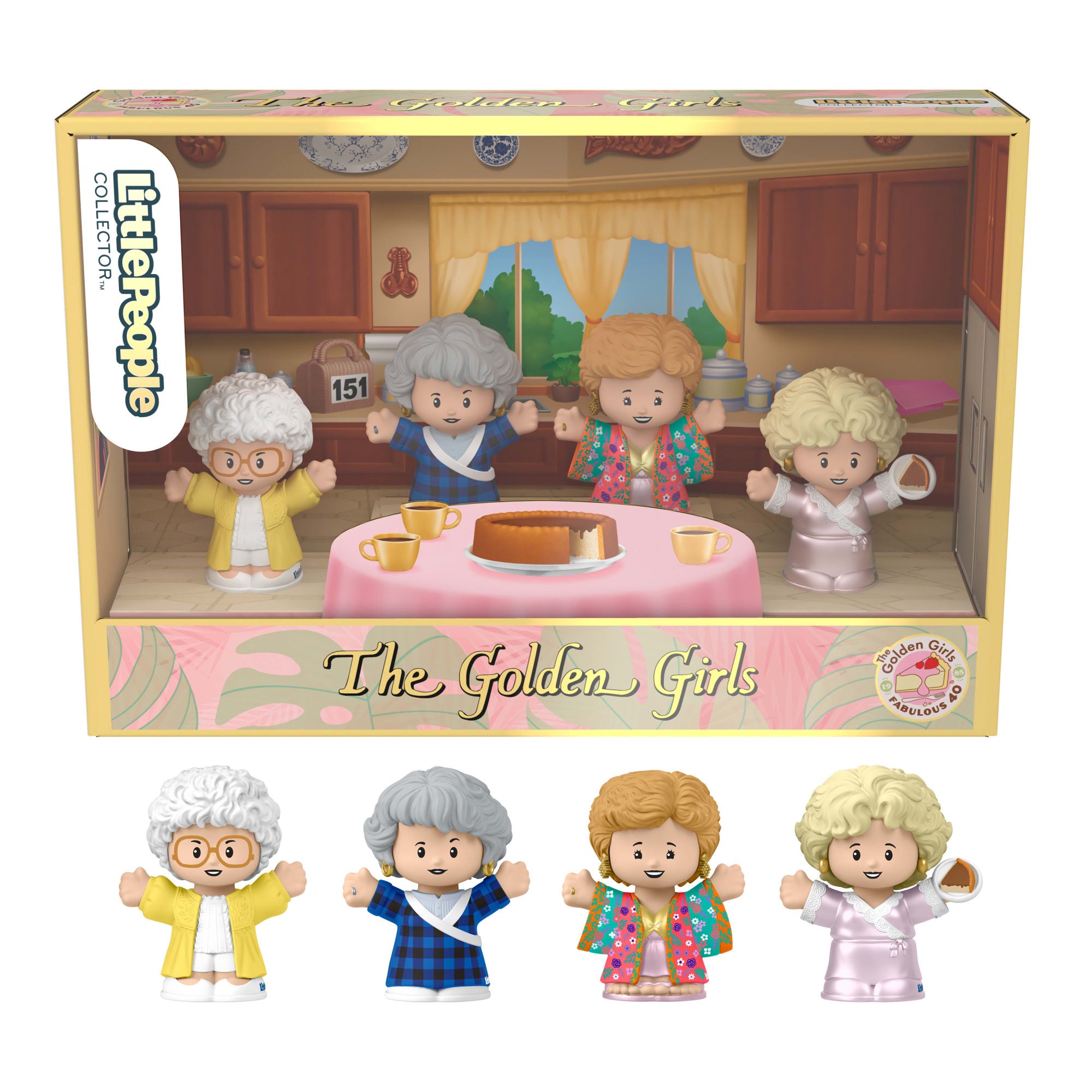 zjmnxjy1tgc6jlcfnxvm_8469ca75-8b86-4873-a484-08950c9b6c0c Little People Collector The Golden Girls: Late Night Cheesecake - Image 1