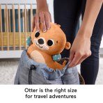 Fisher-Price 2-in-1 Rockin' Tummy Time Otter, Plush Baby Sensory Toy For Tummy Time - Image 5