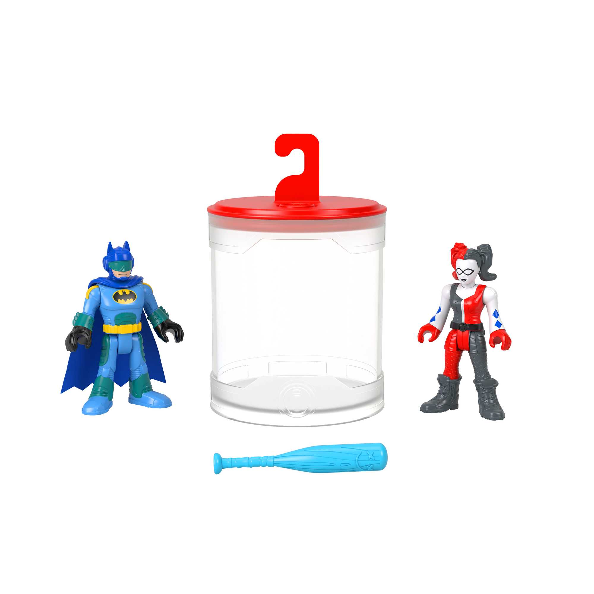 ztezhpooqkygqd27utdi_128f5ab6-4911-405d-86fa-17513d5dde75 Imaginext DC Super Friends Batman Figure Set With Harley Quinn And Color-Changing Action - Image 1