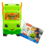 Fisher-Price  Little People  Camion de Recyclage Musical, 5Éléments - Image 6